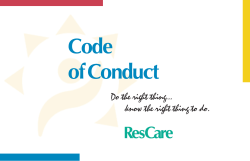 Code of Conduct - Media Corporate IR Net