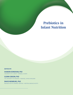 Prebiotics in Infant Nutrition
