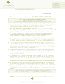 has an appointment on at am pm for evaluation of varicose veins