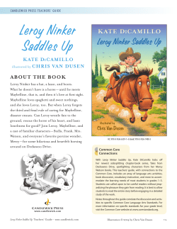 Leroy Ninker Teacher`s Guide