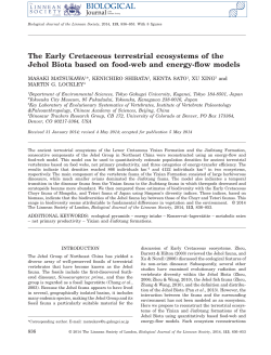 The Early Cretaceous terrestrial ecosystems of