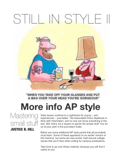 Common style errors, Part II