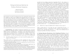 Putting the Irrelevance Back Into the Problem of Irrelevant Conjunction