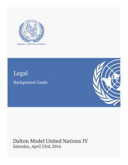Dalton Model United Nations IV