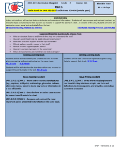 Unit 6 - Lake County Schools