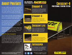 the Pro Gate Crescent