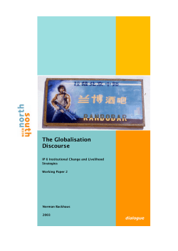 The Globalisation Discourse