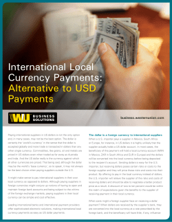 Local Currency-US.indd - Western Union Business Solutions