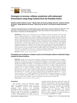 Strategies to increase cellulase production with submerged
