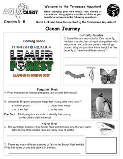 3rd - 5th AquaQuest - Tennessee Aquarium