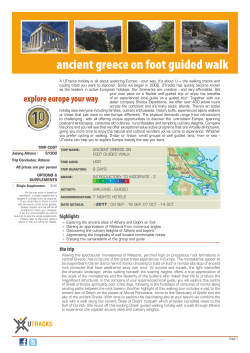 ancient greece on foot guided walk