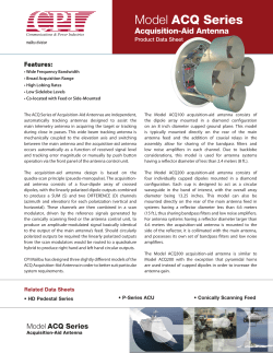 Acquisition-Aid Antenna