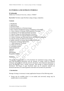 flywheels and super-flywheels