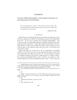COMMENT Toward a Balanced Equation: Advocating Consistency