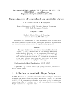 Shape Analysis of Generalized Log-Aesthetic Curves