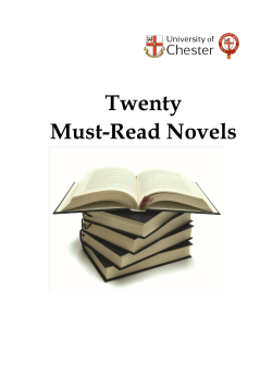 Twenty Must-Read Novels