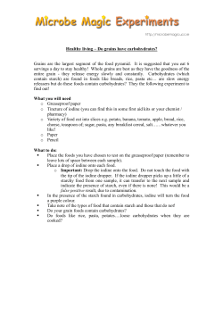 Do grains have carbohydrates?