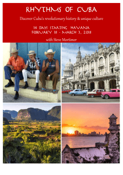 rhythms of cuba - Byroads Travel