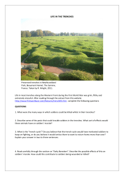 LIFE IN THE TRENCHES