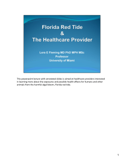 Notated Fleming Florida Red Tide for Healthcare