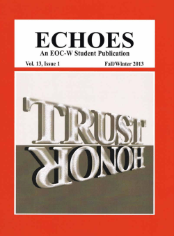 be honorable and trustworthy! - Westchester Community College