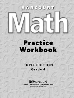 Practice Workbook, Grade 4 (PE)