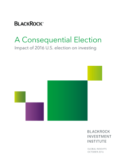 A Consequential Election