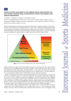 ip-16 physical fitness assessment in the german forces: basis