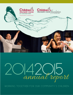 Working together for our Community`s Children