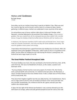 Mothers and Goddesses