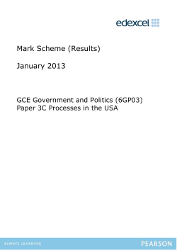 Mark scheme - Edexcel