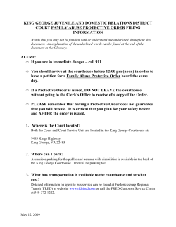 king george juvenile and domestic relations