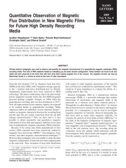 Quantitative Observation of Magnetic Flux Distribution in New
