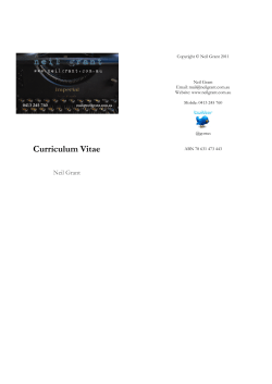 Curriculum Vitae
