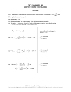 Sample Responses Q1 - AP Central