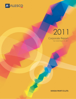 Corporate Report - Kansai Paint Co., Ltd