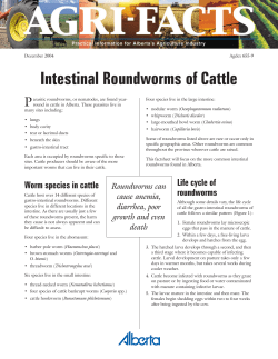 Intestinal Roundworms.pmd - Alberta Agriculture and Forestry