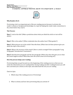 How to Preview a Text
