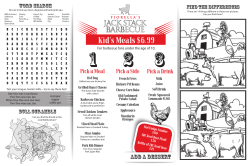 KIDS MENU - Jack Stack