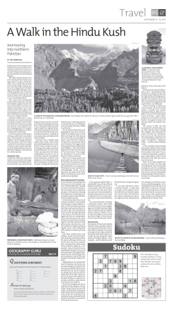 A Walk in the Hindu Kush - Epoch Times | Print Archive