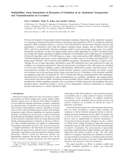Multimillion Atom Simulations of Dynamics of Oxidation of an