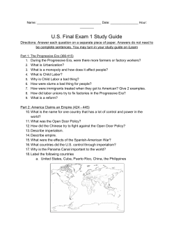 USFinalExamStudyGuide