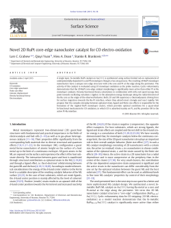 Novel 2D RuPt core-edge nanocluster catalyst for CO electro