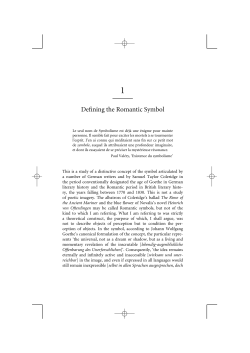 Defining the Romantic Symbol - General Guide To Personal and