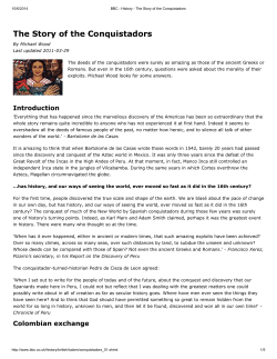 The Story of the Conquistadors