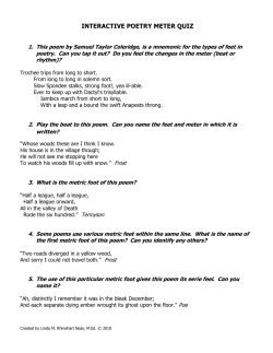 interactive poetry meter quiz