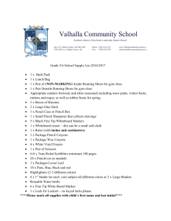 Grade 5/6 - Valhalla Community School