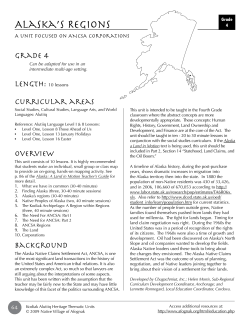 Alaska`s Regions - Learn the Alutiiq Language
