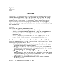 Study guide (Odyssey 1)