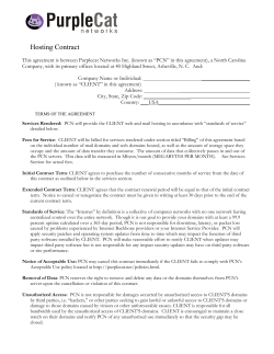Hosting Contract - Purplecat Networks, Inc.